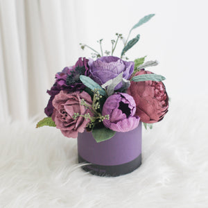 กระปุกดอกไม้น้ำหอมของขวัญขนาดกลาง Aromatic Gift Box - Amethyst