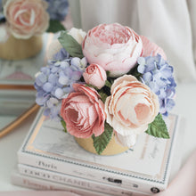 โหลดรูปภาพลงในเครื่องมือใช้ดูของ Gallery กระปุกดอกไมน้ำหอมของขวัญ Paper Tube Box - Pastel Pink &amp; Blue
