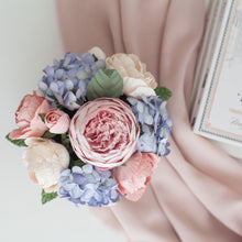 โหลดรูปภาพลงในเครื่องมือใช้ดูของ Gallery กระปุกดอกไมน้ำหอมของขวัญ Paper Tube Box - Pastel Pink &amp; Blue
