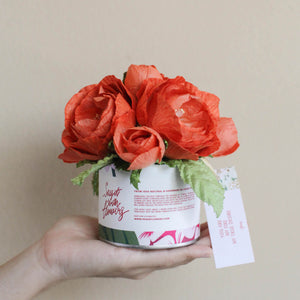 กระปุกดอกไม้น้ำหอมของขวัญขนาดเล็ก Aromatic Gift Box - Orange Rose