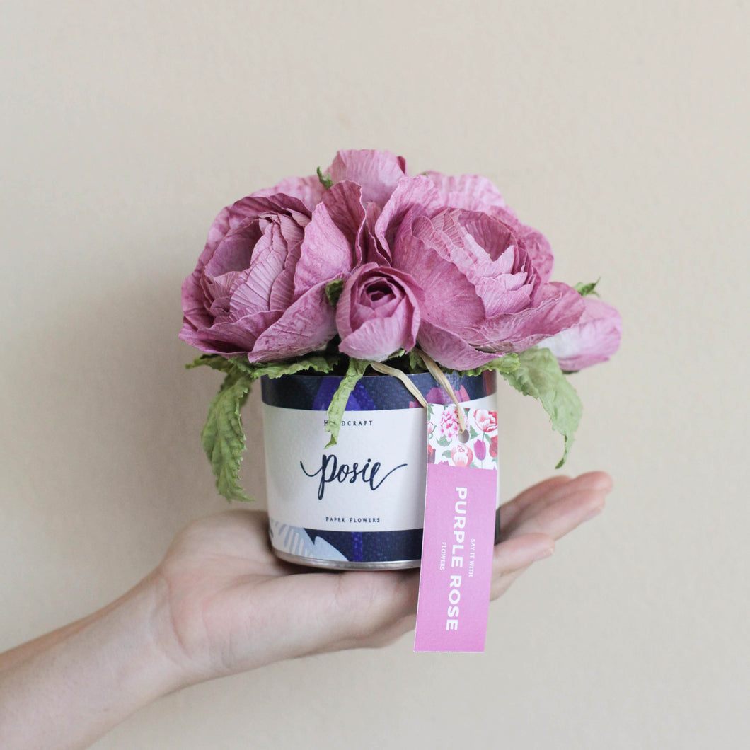กระปุกดอกไม้น้ำหอมของขวัญขนาดเล็ก Aromatic Gift Box - Lavender Rose