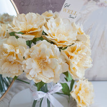 โหลดรูปภาพลงในเครื่องมือใช้ดูของ Gallery แจกันดอกไม้ประดิษฐ์ ดอกไม้ตกแต่งบ้าน แจกันดอกไม้ทรงสูง - Yellow Peony Bloom
