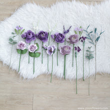 โหลดรูปภาพลงในเครื่องมือใช้ดูของ Gallery เซ็ตดอกไม้ประดับตกแต่งแจกัน Small Posie Rooms - Purple Berry Set
