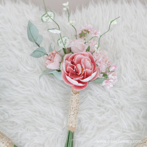 ช่อดอกไม้ประดิษฐ์สำหรับเพื่อนเจ้าสาว Mini Flower Bouquet - Lover
