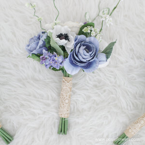 ช่อดอกไม้ประดิษฐ์สำหรับเพื่อนเจ้าสาว Mini Flower Bouquet - Starlight