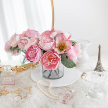 โหลดรูปภาพลงในเครื่องมือใช้ดูของ Gallery เซ็ตดอกไม้ประดับตกแต่งพร้อมแจกัน ดอกพีโอนี่ - Pink Peony Bordeaux Vase
