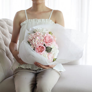 ช่อดอกไม้ประดิษฐ์แสดงความยินดี Congratulations Flower Bouquet - Sweet Pink