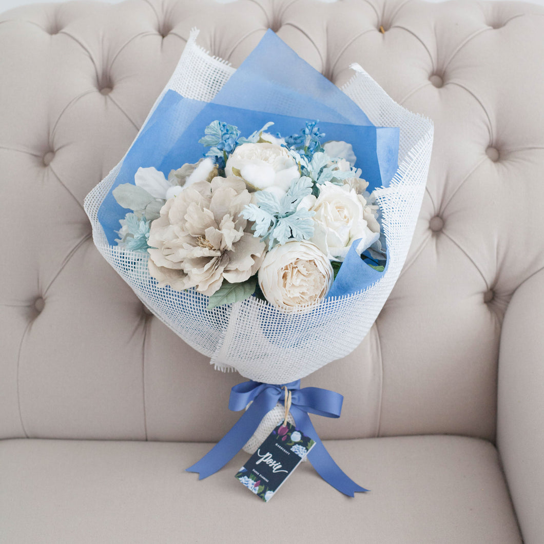 ช่อดอกไม้แสดงความยินดี ดอกไม้แสดงความยินดี - Frozen Congratulations Bouquet