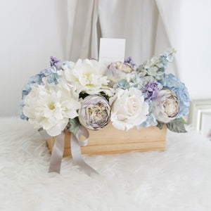 แจกันดอกไม้ประดิษฐ์สำหรับตกแต่งโต๊ะทานอาหาร Dining Table Flower Pot - My Baby Blue