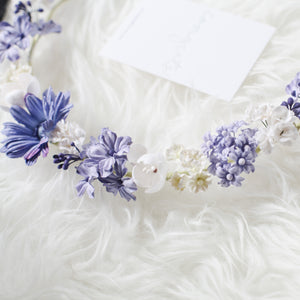 มงกุฎดอกไม้ประดิษฐ์ Handmade Paper Floral Crown - Azaleas