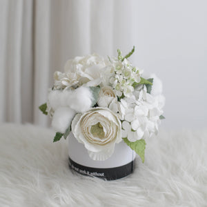 กระปุกดอกไม้น้ำหอมของขวัญขนาดกลาง Aromatic Gift Box - Cool Grey