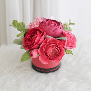 กระปุกดอกไม้น้ำหอมของขวัญขนาดกลาง Aromatic Gift Box - Scarlet