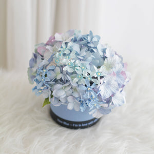 กระปุกดอกไม้น้ำหอมของขวัญขนาดกลาง Aromatic Gift Box - New Blue