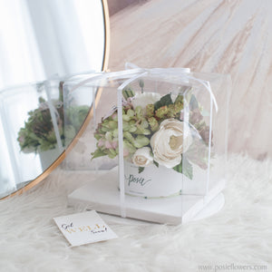 กล่องดอกไม้ของขวัญ ดอกไม้แสดงความยินดี Aromatic Gift Box - Wild Green