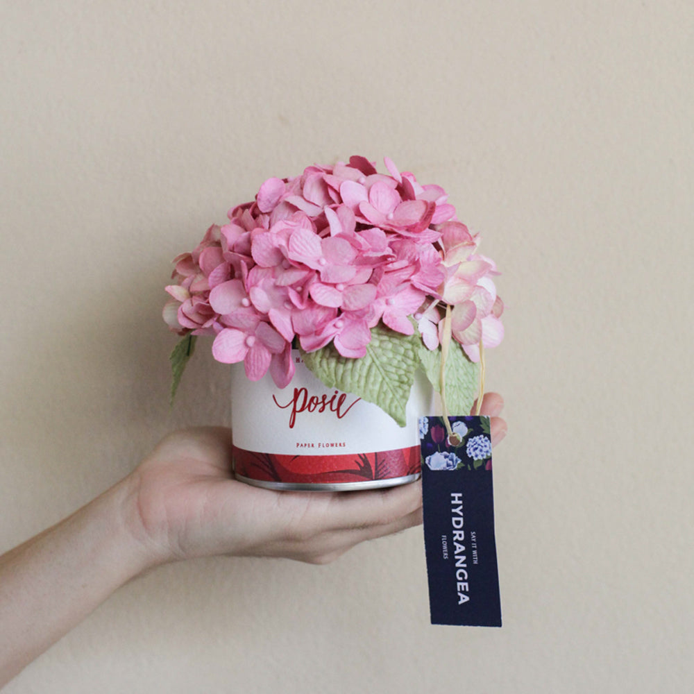 กระปุกดอกไม้น้ำหอมของขวัญขนาดเล็ก Aromatic Gift Box - Pink Berry Hydrangea