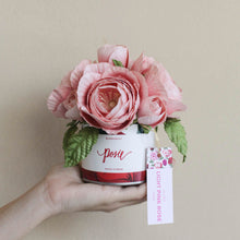 โหลดรูปภาพลงในเครื่องมือใช้ดูของ Gallery กระปุกดอกไม้น้ำหอมของขวัญขนาดเล็ก Aromatic Gift Box - Peach Rose
