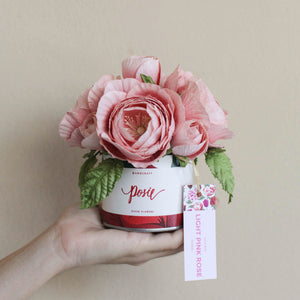 กระปุกดอกไม้น้ำหอมของขวัญขนาดเล็ก Aromatic Gift Box - Peach Rose