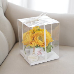 กระปุกดอกไม้น้ำหอมของขวัญขนาดเล็ก Aromatic Gift Box - Yellow Rose