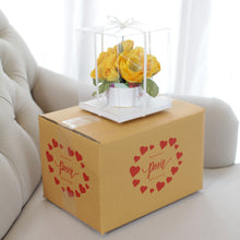 โหลดรูปภาพลงในเครื่องมือใช้ดูของ Gallery กระปุกดอกไม้น้ำหอมของขวัญขนาดเล็ก Aromatic Gift Box - Yellow Rose
