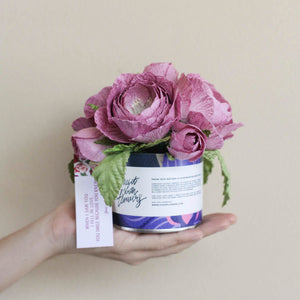 กระปุกดอกไม้น้ำหอมของขวัญขนาดเล็ก Aromatic Gift Box - Lavender Rose