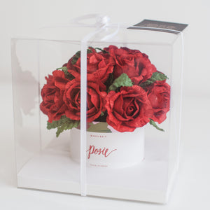 กระปุกดอกไม้น้ำหอมของขวัญวันวาเลนไทน์ Aromatic Gift Box - Scarlet Rose