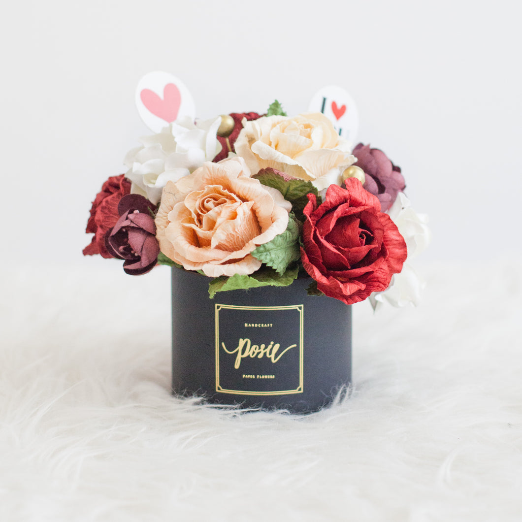 กระปุกดอกไม้น้ำหอมของขวัญวันวาเลนไทน์ Aromatic Gift Box - Red Currant
