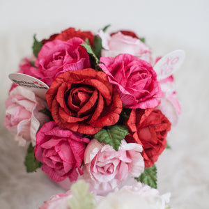 กระปุกดอกไม้น้ำหอมของขวัญวันวาเลนไทน์ Aromatic Gift Box - Magenta