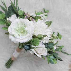 ช่อเจ้าสาวดอกไม้ประดิษฐ์ Medium Bridal Bouquet - Enchanted Forest