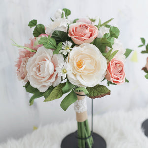 ช่อเจ้าสาวดอกไม้ประดิษฐ์ Medium Bridal Bouquet - Moana