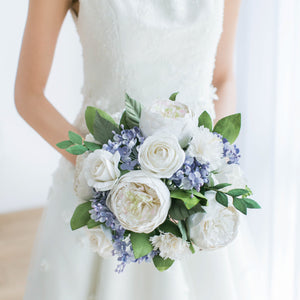 ช่อเจ้าสาวดอกไม้ประดิษฐ์ Medium Bridal Bouquet - Lilac Love