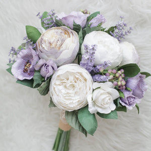 ช่อเจ้าสาวดอกไม้ประดิษฐ์ Medium Bridal Bouquet - Ursula