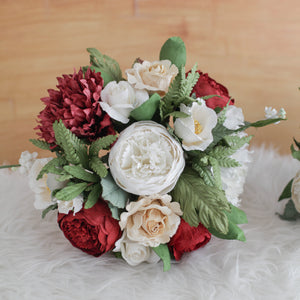 ช่อเจ้าสาวดอกไม้ประดิษฐ์ Medium Bridal Bouquet - Lady Tremaine