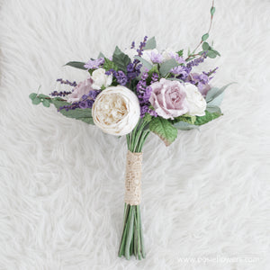 ช่อเจ้าสาวดอกไม้ประดิษฐ์ Medium Bridal Bouquet - Our Song