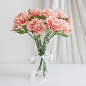 เซ็ตดอกไม้ประดับตกแต่งพร้อมแจกัน ดอกดาเลียสปริง - Old Rose Dalia Spring Marseille Vase