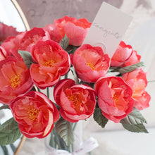โหลดรูปภาพลงในเครื่องมือใช้ดูของ Gallery ดอกไม้แต่งบ้าน แจกันดอกไม้ประดิษฐ์ ดอกพีโอนี่สวน - Hot Pink Peony Garden Marseille Vase
