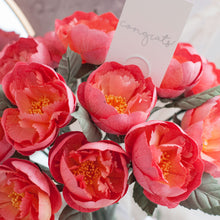 โหลดรูปภาพลงในเครื่องมือใช้ดูของ Gallery แจกันดอกไม้ประดิษฐ์ ดอกไม้ตกแต่งบ้าน แจกันดอกไม้ทรงสูง - Hot Pink Peony Garden
