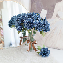 โหลดรูปภาพลงในเครื่องมือใช้ดูของ Gallery ดอกไม้แต่งบ้าน แจกันดอกไม้ประดิษฐ์ ดอกดาเลีย - Navy Blue Dahlia Spring Marseille Vase
