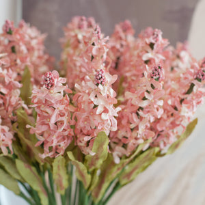 ดอกไม้แต่งบ้าน แจกันดอกไม้ประดิษฐ์ ดอกไลแลค - Pink Lilac Marseille Vase