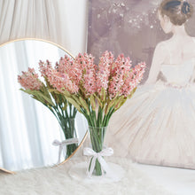 โหลดรูปภาพลงในเครื่องมือใช้ดูของ Gallery แจกันดอกไม้ประดิษฐ์ ดอกไม้ตกแต่งบ้าน แจกันดอกไม้ทรงสูง - Pink Large Lilac
