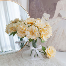 โหลดรูปภาพลงในเครื่องมือใช้ดูของ Gallery ดอกไม้แต่งบ้าน แจกันดอกไม้ประดิษฐ์ ดอกโบตั๋นบาน - Yellow Peony Bloom Marseille Vase
