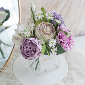 แจกันดอกไม้ประดิษฐ์ กล่องดอกไม้ตกแต่งบ้าน - Sweet Rapunzel Paris Vase