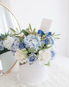 กล่องดอกไม้แสดงความยินดีขนาดใหญ่ Wonder Gift Box - Hydrangea Lover